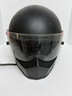 Rare Vintage Simpson Racing SA90 Super Bandit Racing Helmet Adult M Matte Black